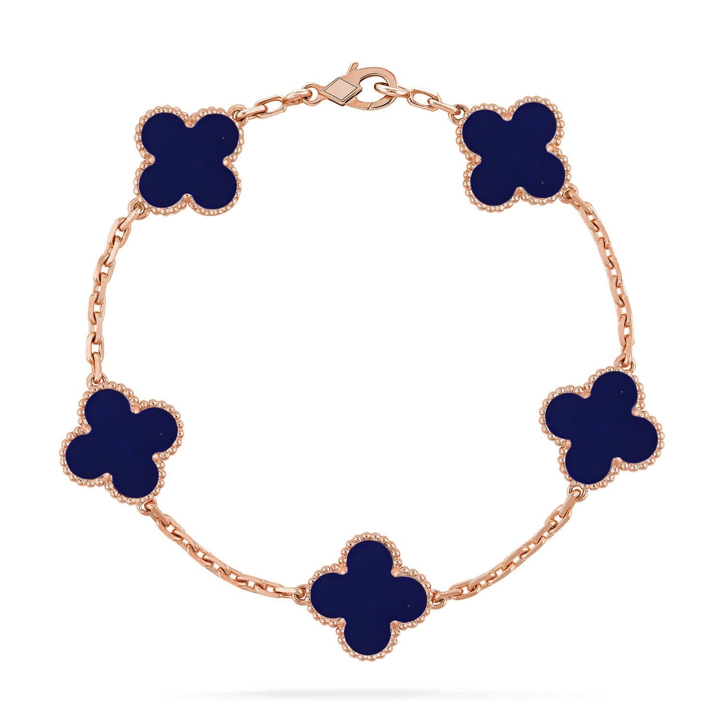 [Lumi Jewellery]CLOVER 5 MOTIF LAPIS LAZULI BRACELET COLLECTION
