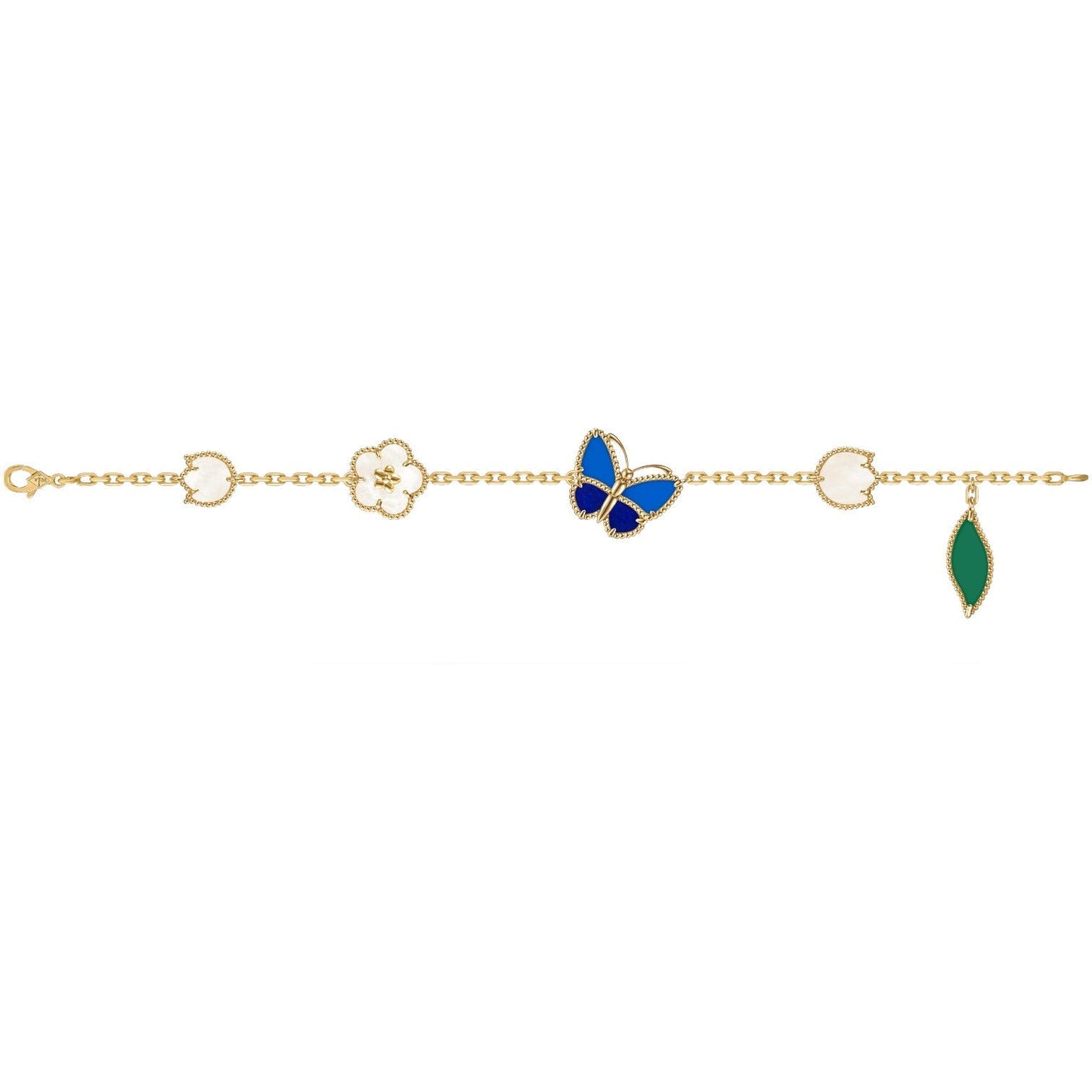 [Lumi Jewellery]LUCKY SPRING BUTTERFLY 5 MOTIF BRACELET