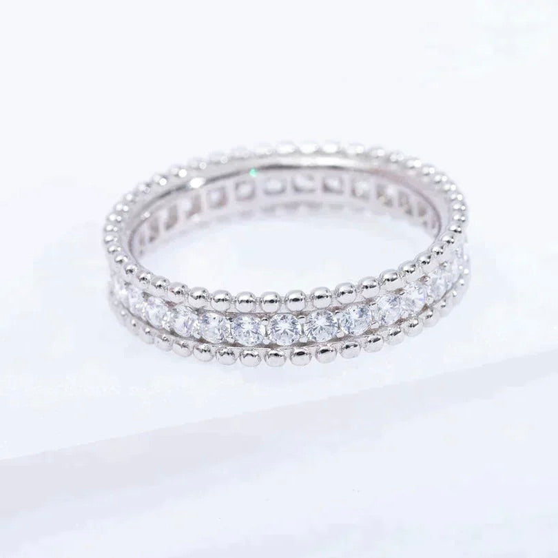 [Lumi Jewellery]PERLEE DIAMOND SILVER RING