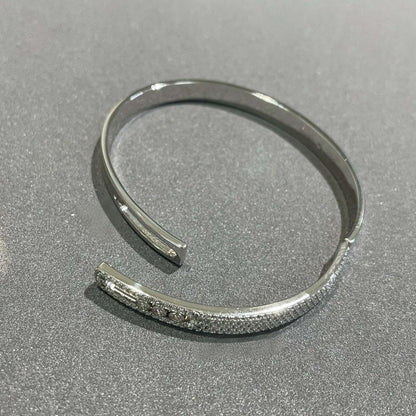 [Lumi]Move Noa Rose Gold Pav茅 Diamond Bangle Bracelet