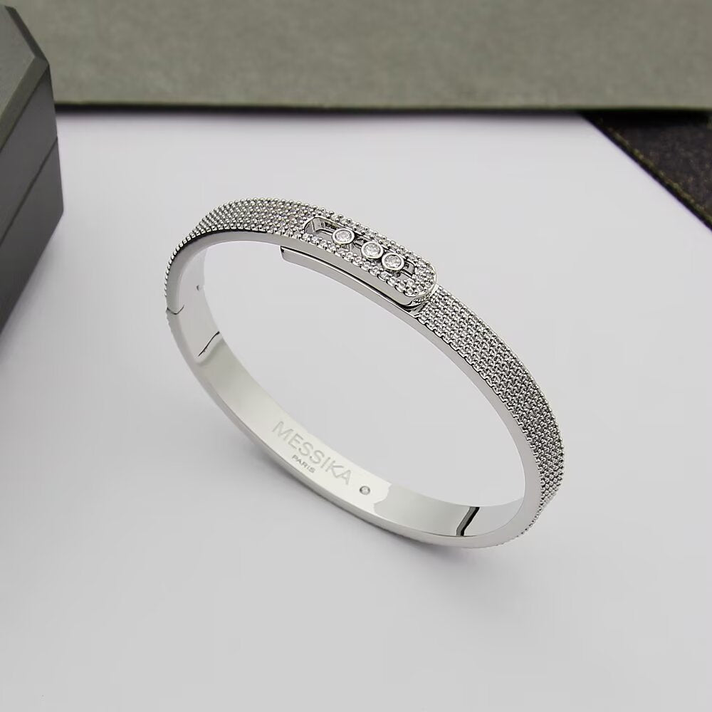 [Lumi]Move Noa Full Pav茅 Diamond Bangle Bracelet