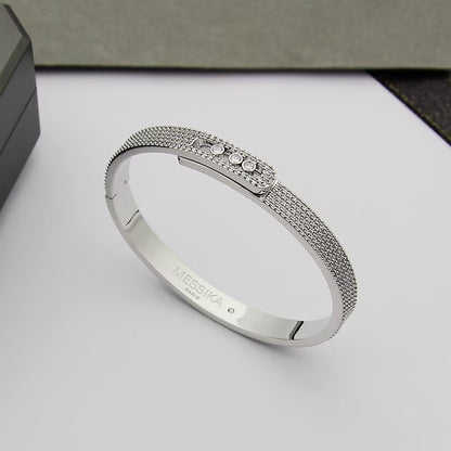 [Lumi]Move Noa Full Pav茅 Diamond Bangle Bracelet