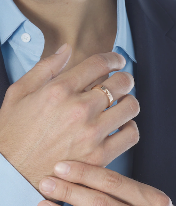 [Lumi Jewellery]ALLIANCE LIENS VIDENCE DIAMOND 4MM RING