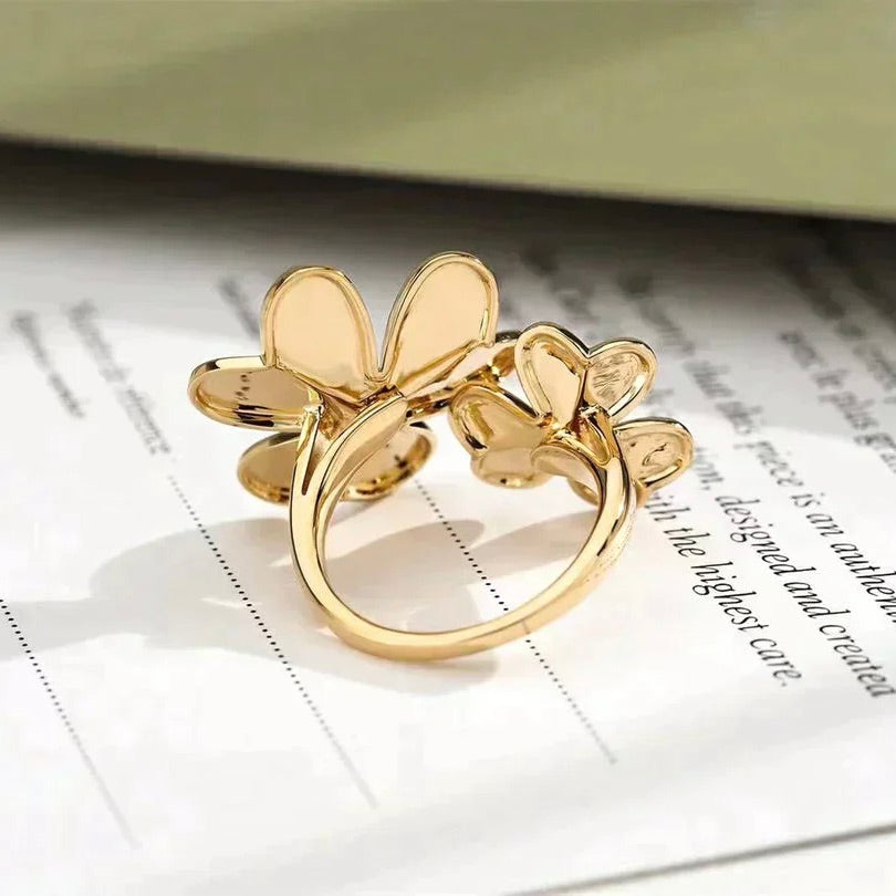 [Lumi Jewellery]CLOVER COMOS GOLD DIAMOND RING