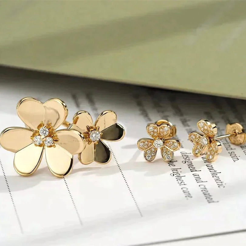 [Lumi Jewellery]CLOVER COMOS GOLD DIAMOND RING
