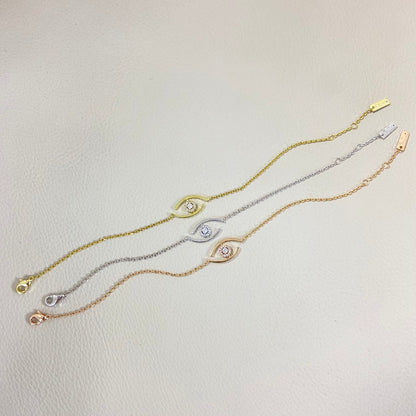 [Lumi]Lucky Eye Pave-Set Diamond Bracelet
