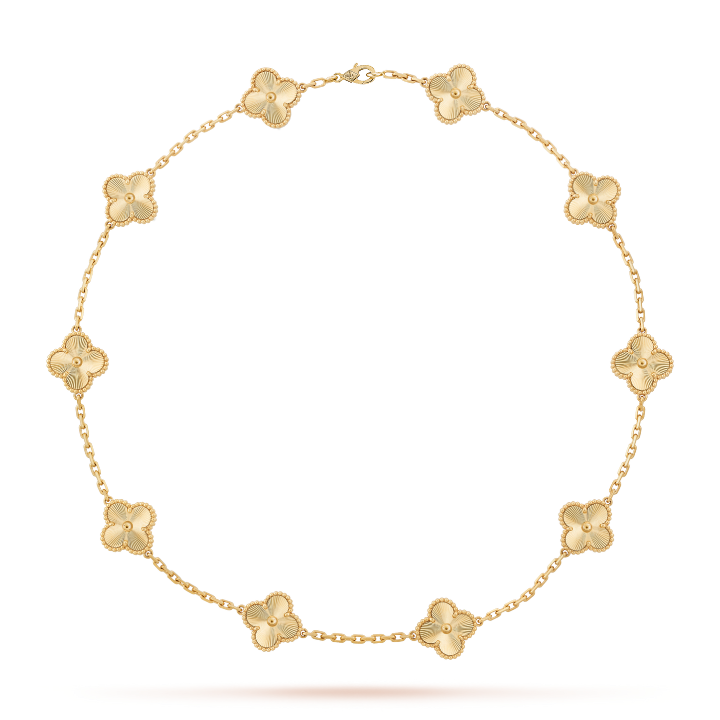 [Lumi Jewellery]CLOVER 10 MOTIFS LASER NECKLACE