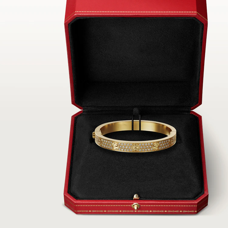 [Lumi Jewellery]LOVE BRACELET 6.1MM DIAMOND-PAVED