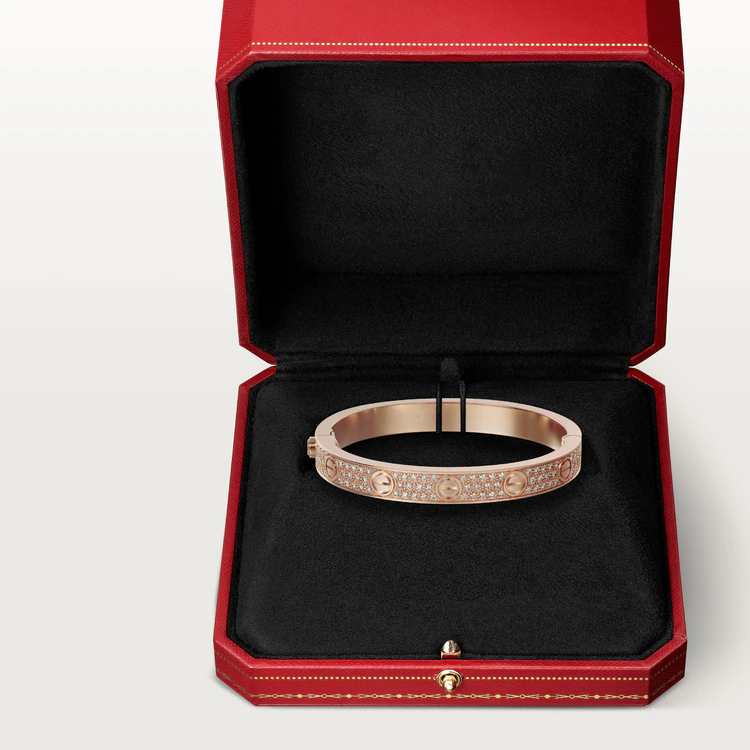 [Lumi Jewellery]LOVE BRACELET 6.1MM DIAMOND-PAVED