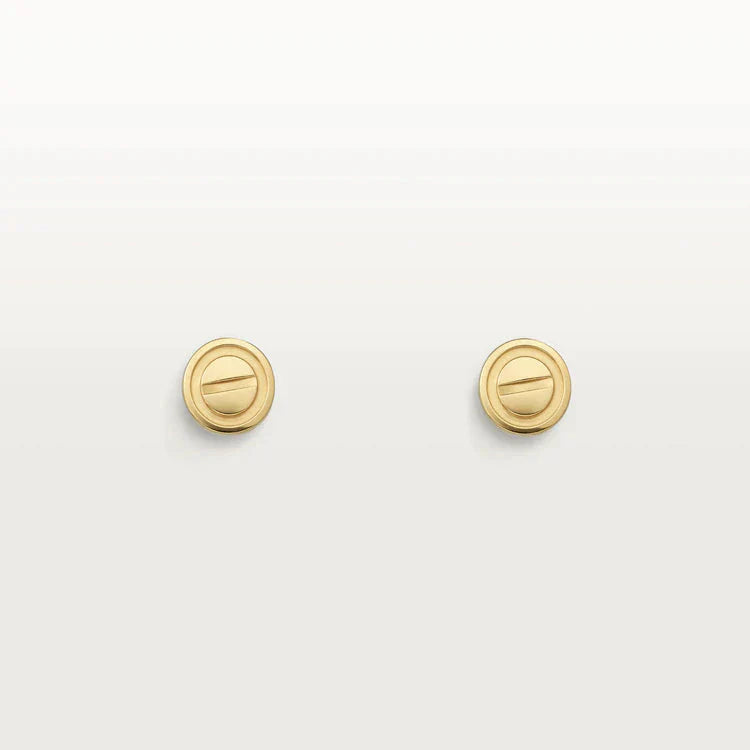 [Lumi Jewellery]LOVE EARRINGS GOLD 10MM