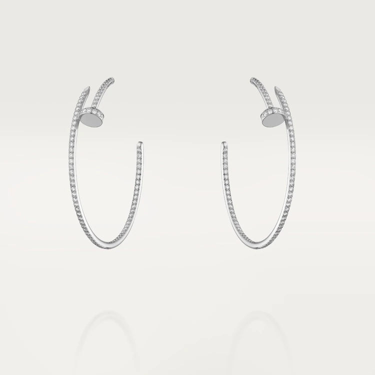 [Lumi Jewellery]JUSTE EARRINGS FULL DIAMONDS 1.8MM