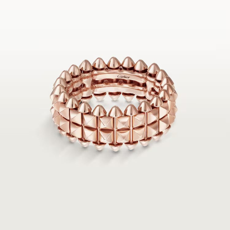 [Lumi Jewelery]CLASH 9.2MM DOUBLE ROW RING
