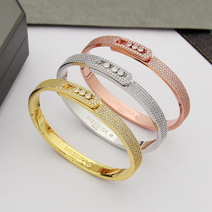 [Lumi]Move Noa Full Pav茅 Diamond Bangle Bracelet
