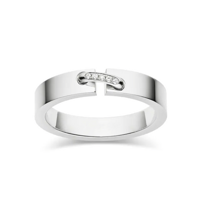 [Lumi Jewellery]ALLIANCE LIENS VIDENCE DIAMOND 4MM RING