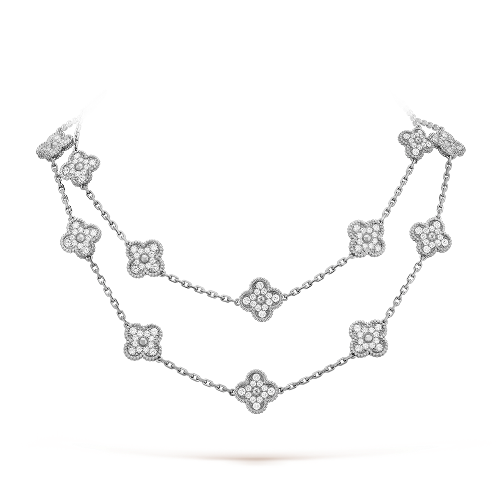 [Lumi Jewellery]CLOVER 20 MOTIFS DIAMOND SILVER
