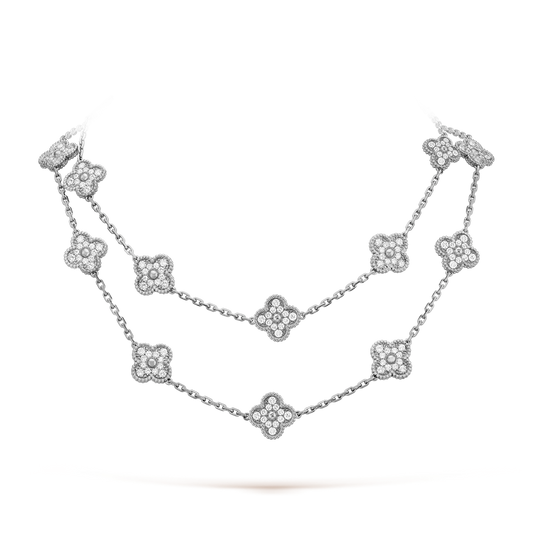 [Lumi Jewellery]CLOVER 20 MOTIFS DIAMOND SILVER