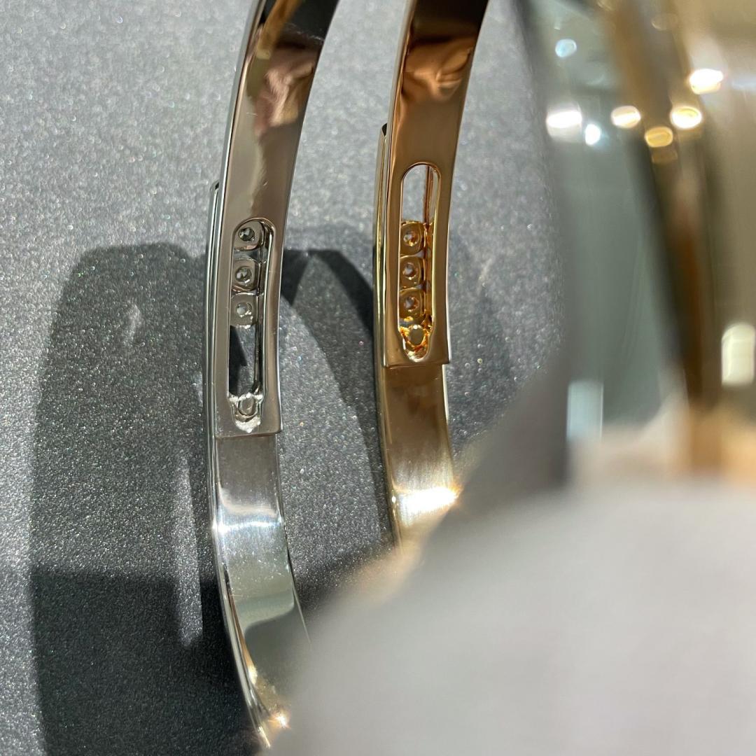 [Lumi]Move Noa Rose Gold Pav茅 Diamond Bangle Bracelet