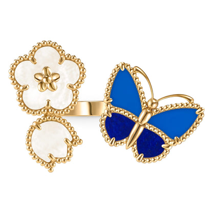 [Lumi Jewellery]LUCKY SPRING BUTTERFLY OPEN-FACE RINGS