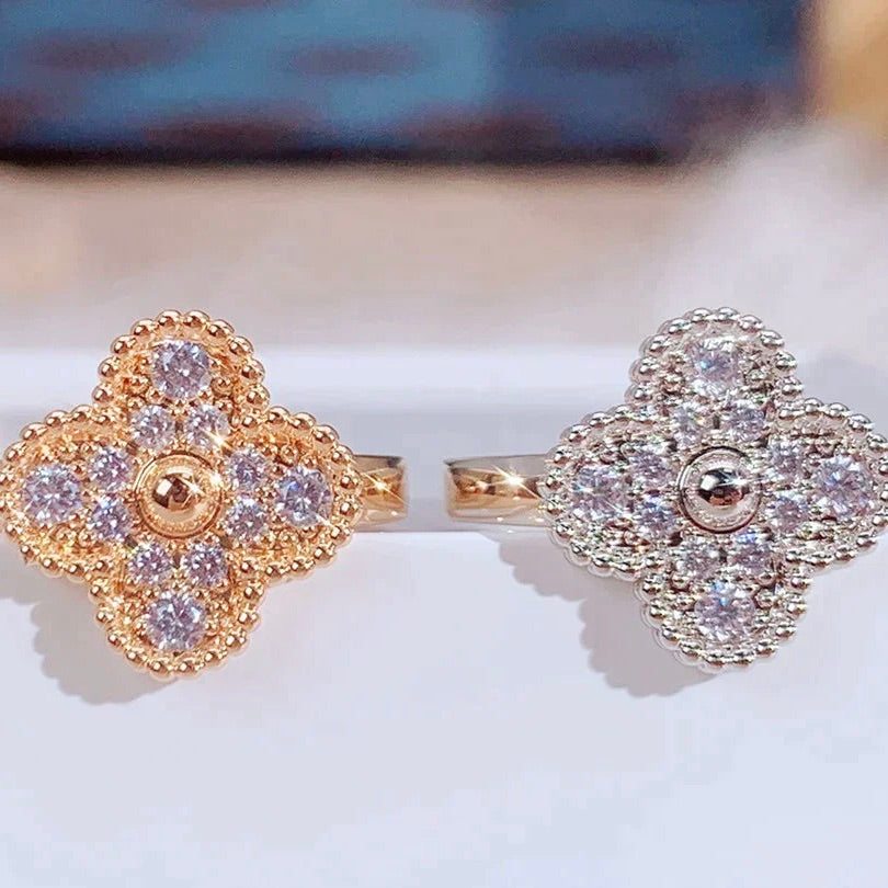 [Lumi Jewellery]CLOVER DIAMOND RING