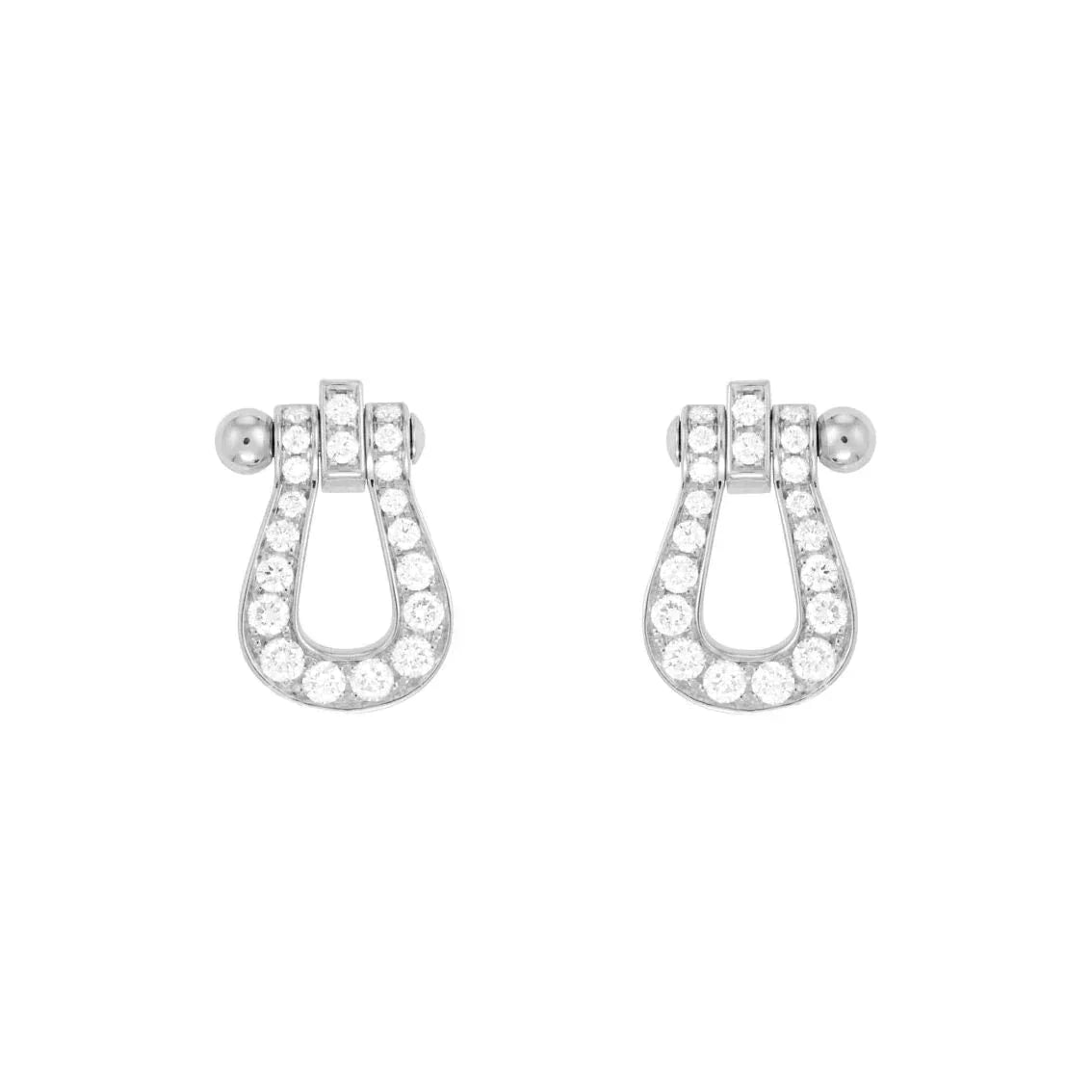[Lumi Jewellery]FORCE 10 FULL DIAMOND STUD EARRINGS MINI MODEL