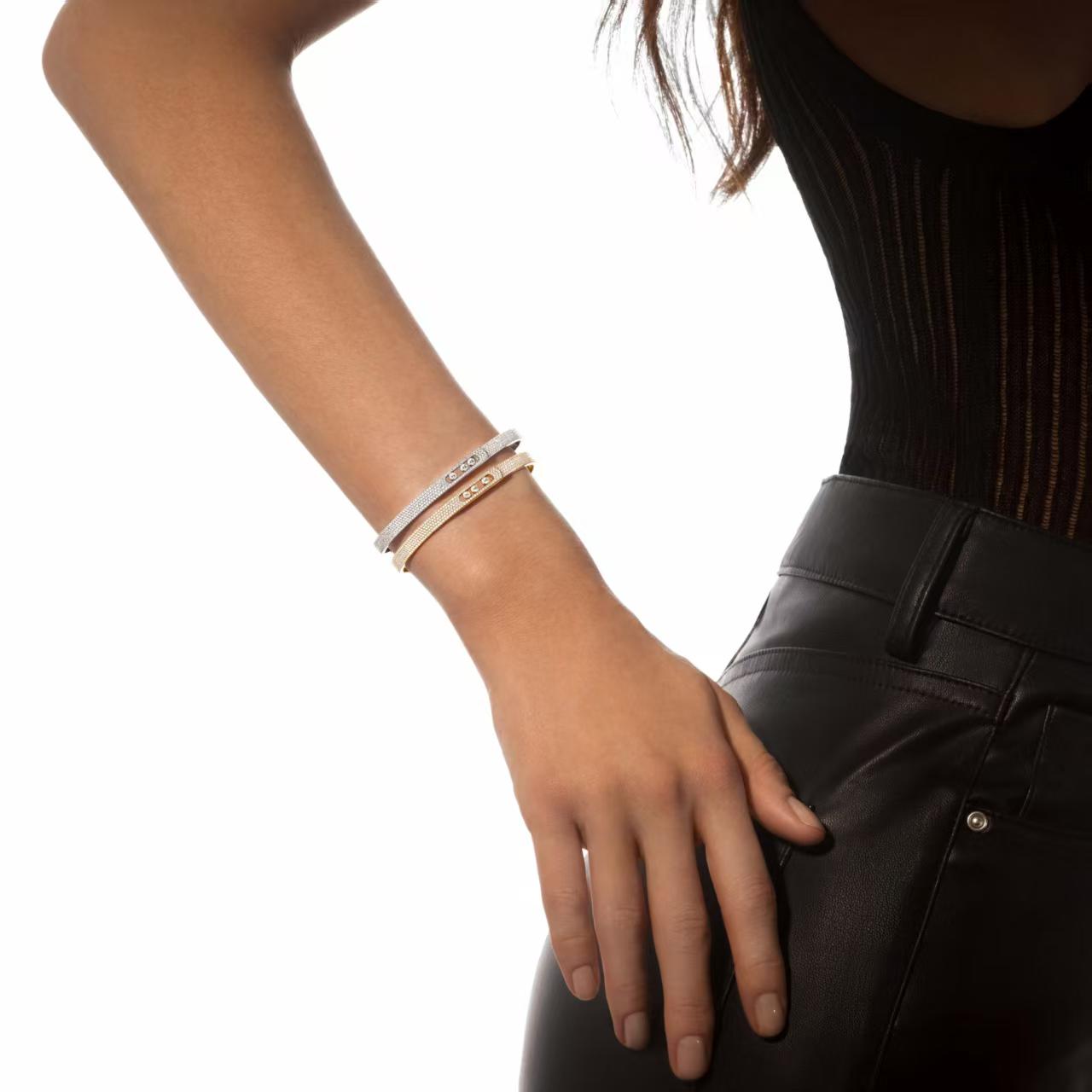 [Lumi]Move Noa Full Pav茅 Diamond Bangle Bracelet