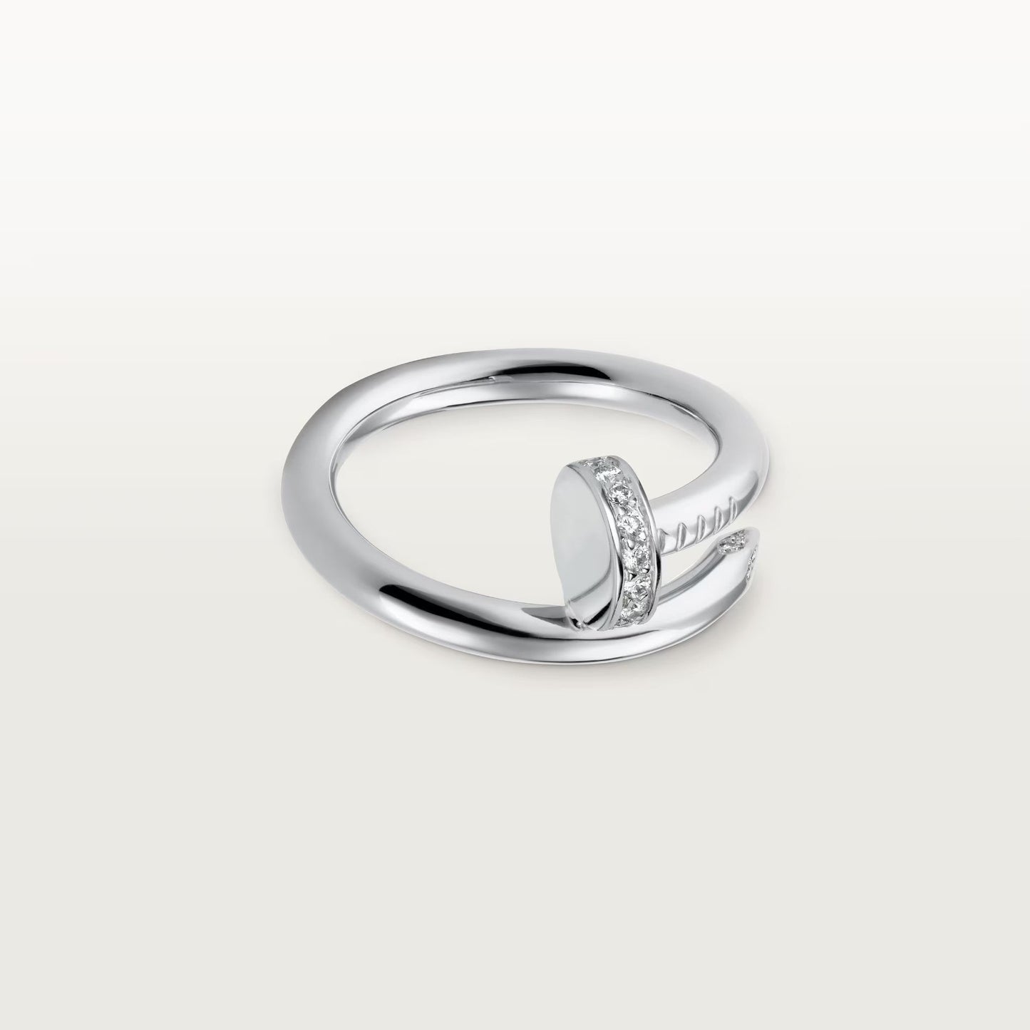 [Lumi Jewelery]JUSTE RING 2.6MM HALF DIAMOND