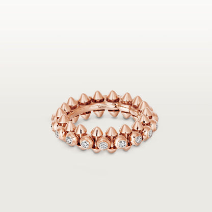 [Lumi Jewelery]CLASH 6.8MM DIAMOND MEDIUM RING