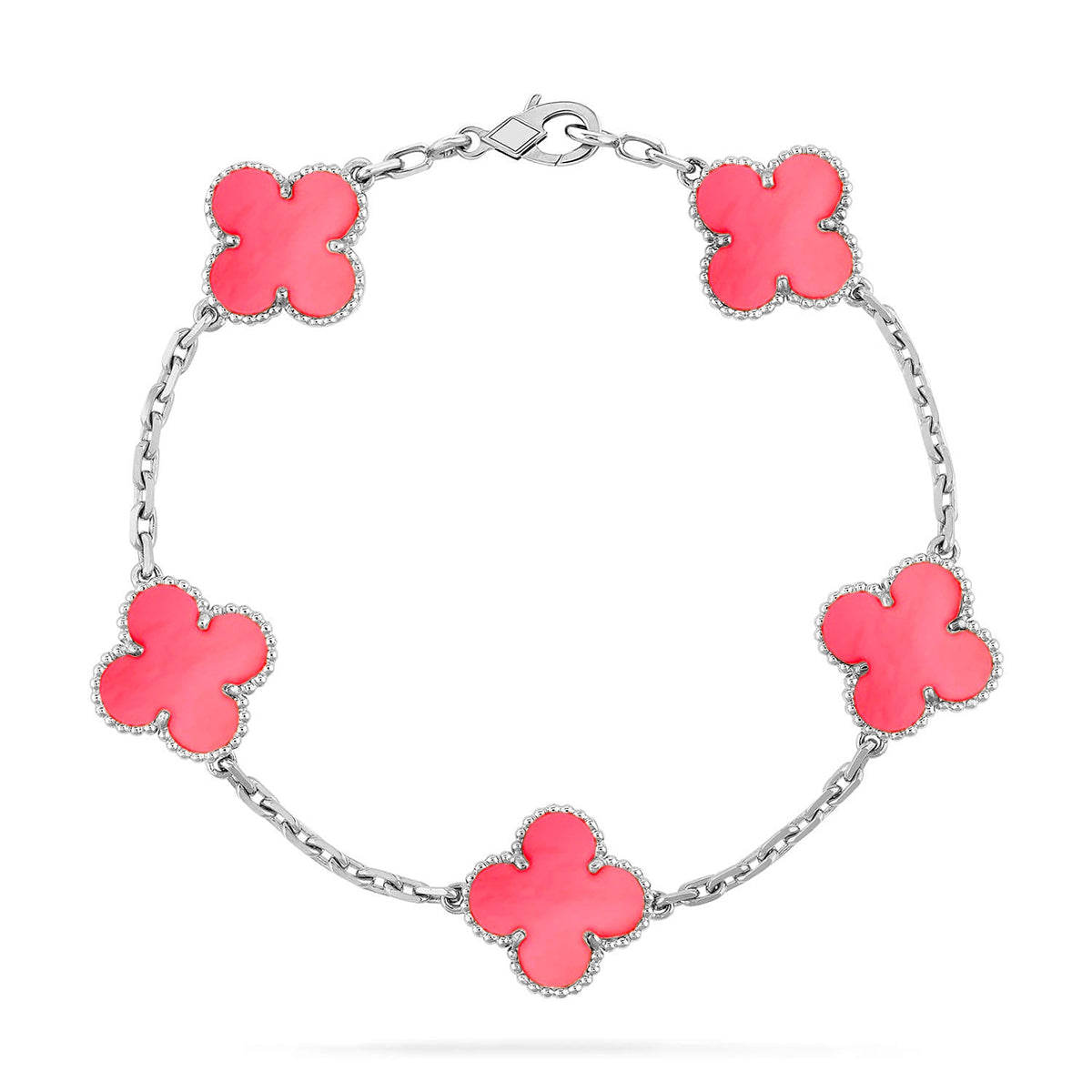 [Lumi Jewellery] CLOVER 5 MOTIFS  PINK MOP BRACELET COLLECTION