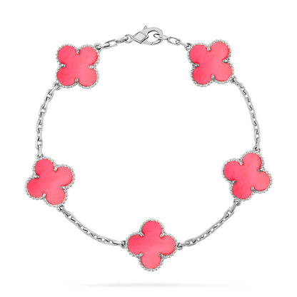 [Lumi Jewellery] CLOVER 5 MOTIFS  PINK MOP BRACELET COLLECTION