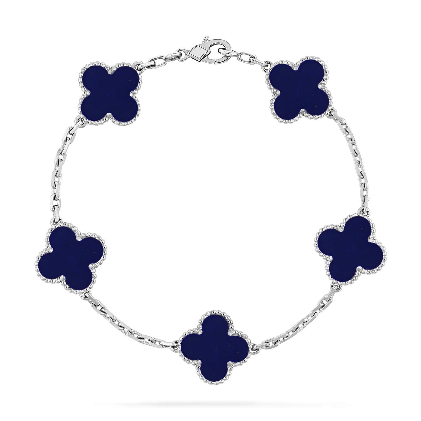 [Lumi Jewellery]CLOVER 5 MOTIF LAPIS LAZULI BRACELET COLLECTION