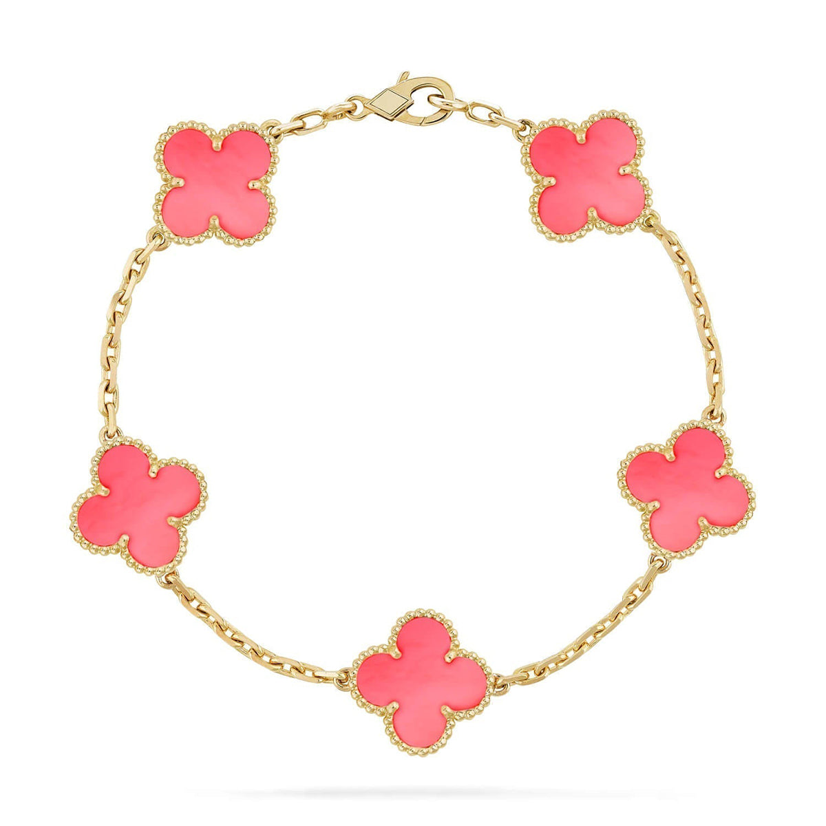 [Lumi Jewellery] CLOVER 5 MOTIFS  PINK MOP BRACELET COLLECTION