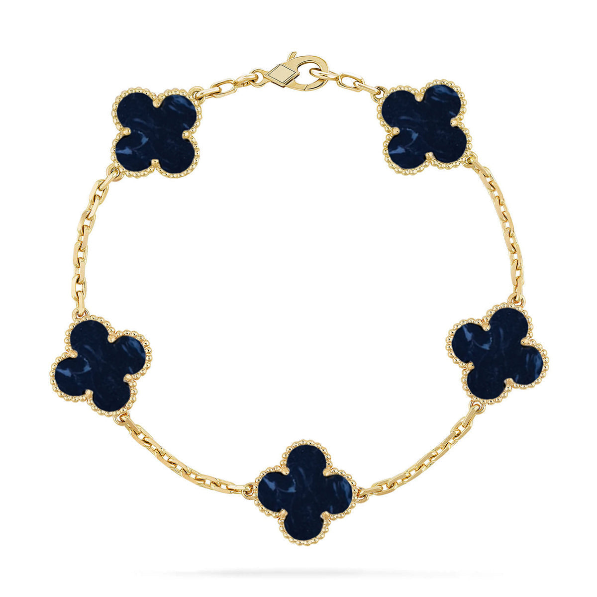 [Lumi Jewellery]CLOVER 5 MOTIF PIETERSITE BRACELET COLLECTION