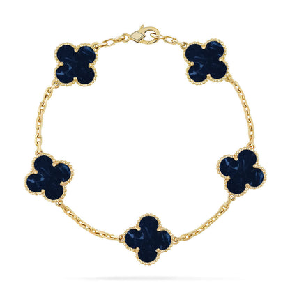 [Lumi Jewellery]CLOVER 5 MOTIF PIETERSITE BRACELET COLLECTION