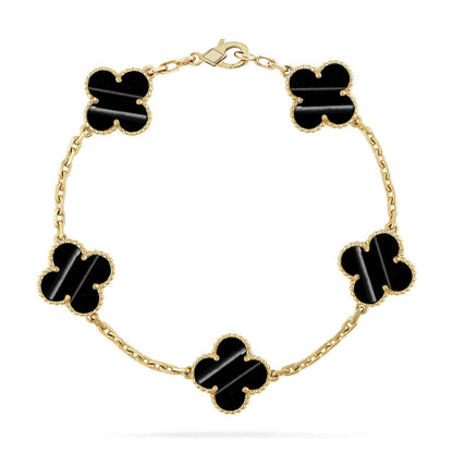 [Lumi Jewellery] CLOVER 5 MOTIF PULSAR STONE BRACELET COLLECTION