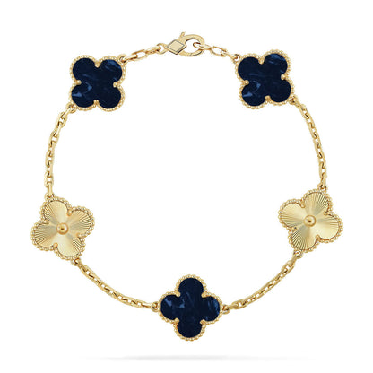 [Lumi Jewellery]CLOVER 5 MOTIF PIETERSITE BRACELET COLLECTION