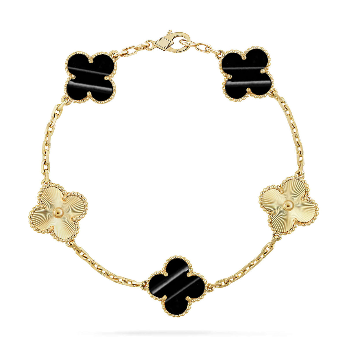 [Lumi Jewellery] CLOVER 5 MOTIF PULSAR STONE BRACELET COLLECTION