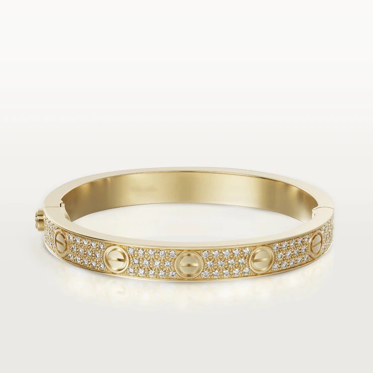 [Lumi Jewellery]LOVE BRACELET 6.1MM DIAMOND-PAVED