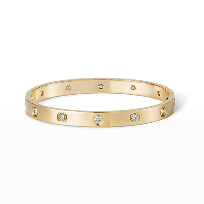 [Lumi Jewellery]LOVE BRACELET 6.1MM 10 DIAMONDS