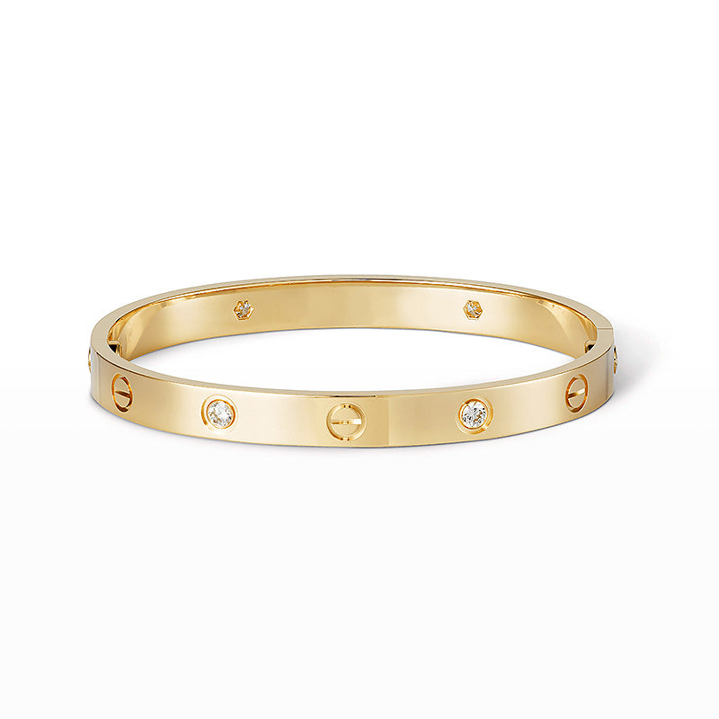 [Lumi Jewellery]LOVE BRACELET 6.1MM 4 DIAMONDS