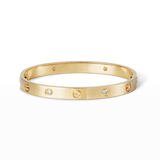 [Lumi Jewellery]LOVE BRACELET 6.1MM 4 DIAMONDS
