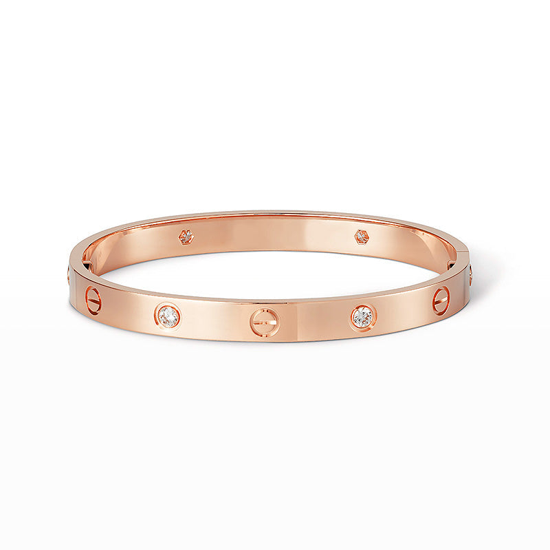 [Lumi Jewellery]LOVE BRACELET 6.1MM 4 DIAMONDS