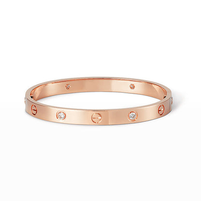 [Lumi Jewellery]LOVE BRACELET 6.1MM 4 DIAMONDS