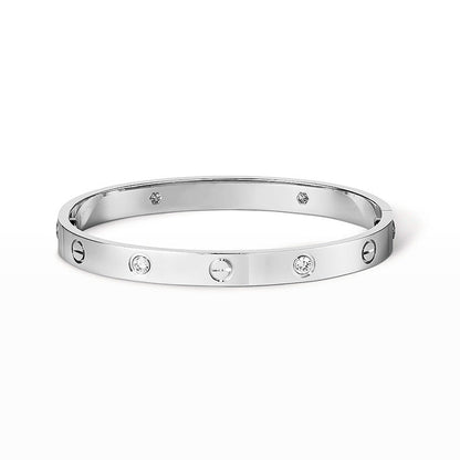 [Lumi Jewellery]LOVE BRACELET 6.1MM 4 DIAMONDS