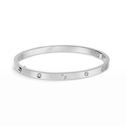 [Lumi Jewellery]LOVE BRACELET 3.65MM 6 DIAMONDS