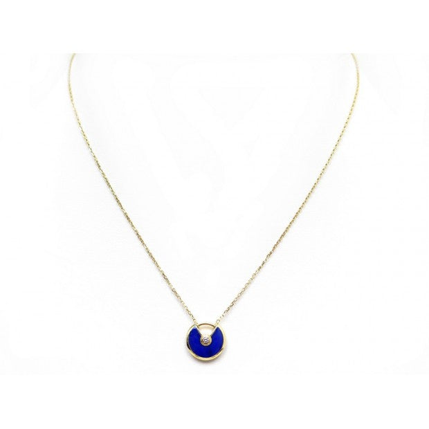 [Lumi Jewellery]AMULETTE ROSE GOLD AGATE NECKLACE