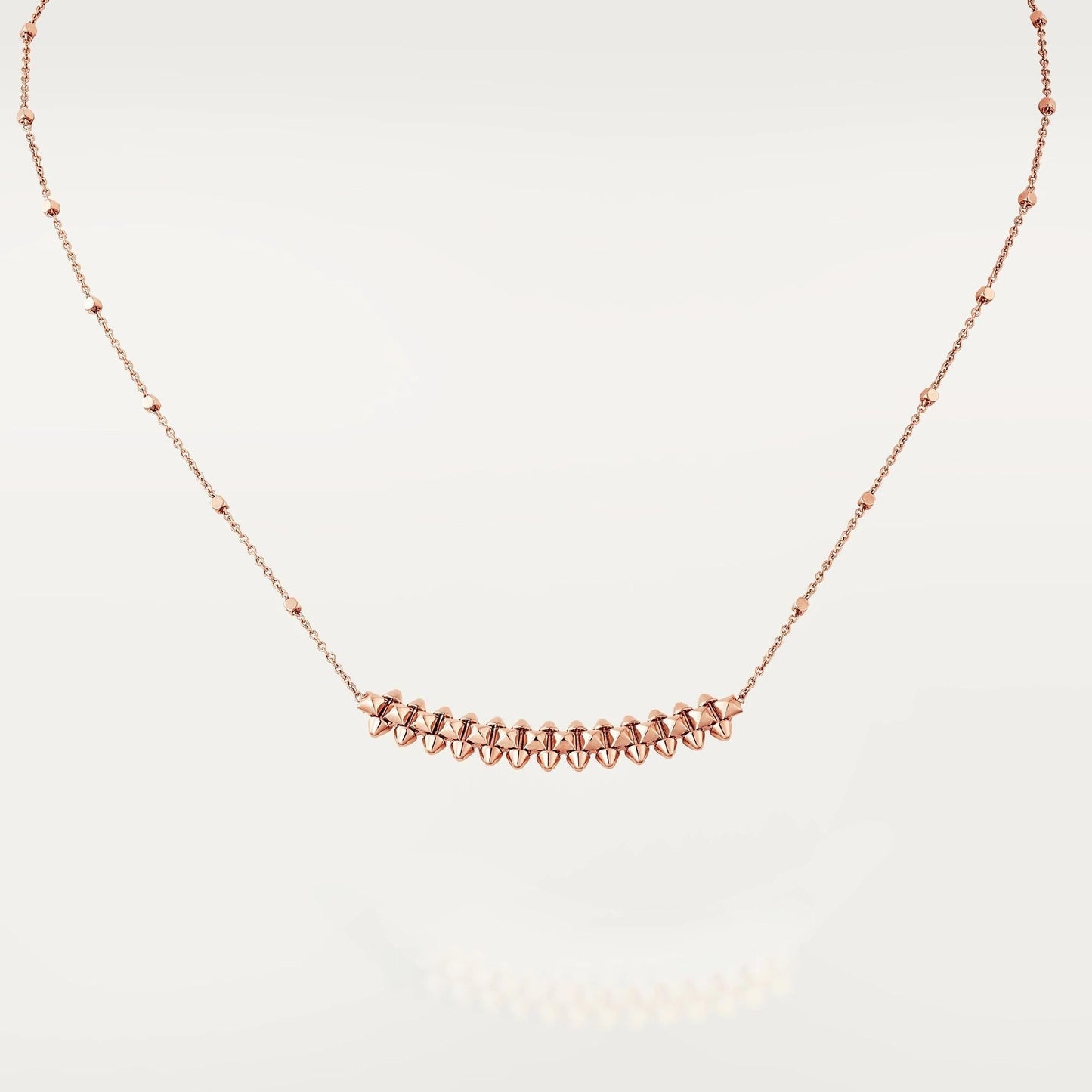 [Lumi Jewellery]CLASH PINK GOLD NECKLACE