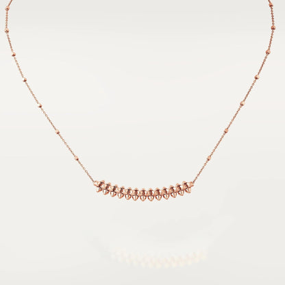 [Lumi Jewellery]CLASH PINK GOLD NECKLACE