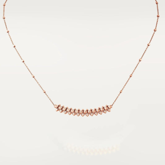 [Lumi Jewellery]CLASH PINK GOLD NECKLACE