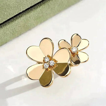 [Lumi Jewellery]CLOVER COMOS GOLD DIAMOND RING