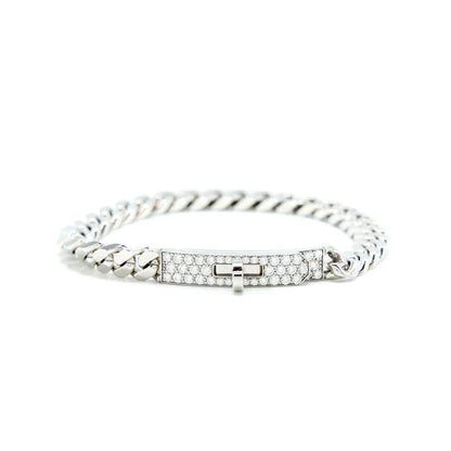 [Lumi Jewellery]KELLY CHAIN SILVER DIAMOND BRACELET
